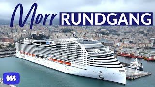 MSC World Europa MorrRundgang auf der neuen Schiffsklasse von MSC Cruises [upl. by Eed]