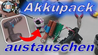 Akkupack von Akkugeräten selber tauschen  DIY [upl. by Parrisch803]