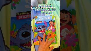 I FOUND A STITCH COLORING BOOK AT WALAMART 😍 [upl. by Sokem]