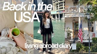 HELLO USA ✈️ culture SHOCK after coming home  days in chicago [upl. by Orteip]