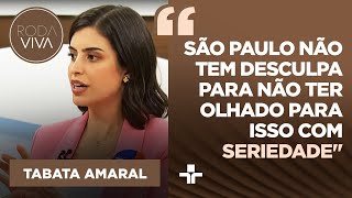 Tabata Amaral propõe cidade esponja para enfrentar mudanças climáticas em SP [upl. by Alis]