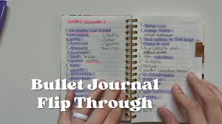 bullet journal flip through  minimal planner  minimalist planner Nicole Makes Plans [upl. by Asiar]