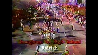 Broughton High School Band  1986 Raleigh Christmas Parade [upl. by Althee]