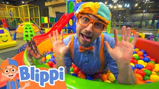 Blippis Sensory Playtime at Kinderland  Blippi Full Episodes  Emotions and Feelings [upl. by Renat857]