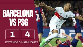 Barcelona vs PSG 14 Extended Highlights Goals and Commentary  2024 Champions League [upl. by Illib265]