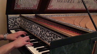 Giles Farnaby Tell Me Daphne  Flemish Harpsichord For Sale [upl. by Meekyh993]