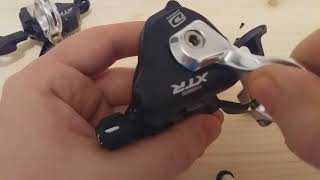 Shimano XTR SLM980A  removing top cap with clamp  pair [upl. by Ragnar]