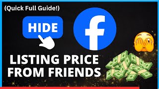 How to Hide Marketplace Listing from Friends on Facebook  StepbyStep Guide [upl. by Kroll587]