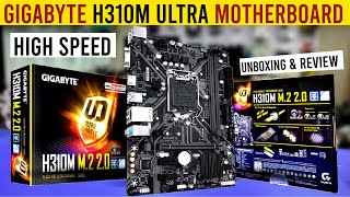 GIGABYTE H310 M2 20 Ultra Durable Motherboard  5 Smart Fan  High Speed Gaming  GCCCare [upl. by Ivel]