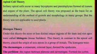 Meristematic tissues [upl. by Afatsom]