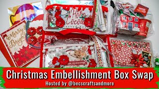 Outgoing Christmas Embellishment Box Swap [upl. by Dunham]