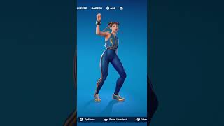 Chun Li doing the California love emote chunli youtubeshorts fortnite fortniteemote [upl. by Petulia872]