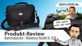 Kameratasche Mantona Neolit XL SLR review  David Cray [upl. by Wehrle204]