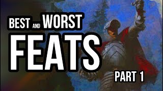 Best and Worst FEATS 5e Part 1 [upl. by Dylan]