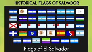 Historical Flags Of Salvador।। Historical Flags Quiz।।🇸🇻 [upl. by Uaerraj]