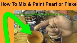 How To Paint With Pearls amp Flakes  What is Pearl Paint Painting Your Car With Pearl Paint [upl. by Anaigroeg609]