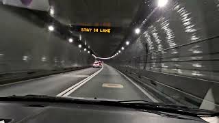 FT MCHENRY TUNNEL AND BALTIMORE FROM RT 95 tunnel [upl. by Llebana]