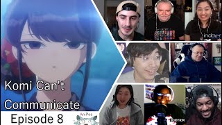 Komi Cant Communicate Ep 8 Reaction Mashup [upl. by Jochbed]