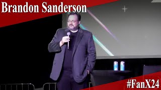 Brandon Sanderson  Full Panel Reading and QampA  FanX 2024 [upl. by Marybella]