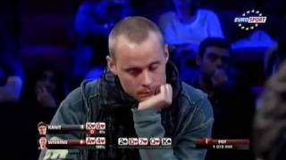 Partouche Poker Tour 4 ep 34 russian comment quotEuroSportquot [upl. by Ahseinod]