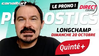 Pronostic Quinté et des courses PMU du Dimanche 20 octobre 2024  En partenariat avec GenybetTurf [upl. by Lledrev585]