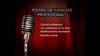 La Bohemia  KARAOKE  PISTA PROFESIONAL [upl. by Ynafets]