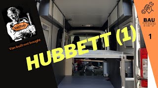 Hubbett selber bauen Womo Kastenwagen Camper Selbstausbau [upl. by Mansur]