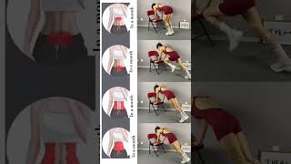 Fat lose with chair exercise 🔥😱🪑shorts youtubeshorts ytshorts [upl. by Melody]