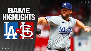 Dodgers vs Cardinals Game Highlights 81824  MLB Highlights [upl. by Leonhard]