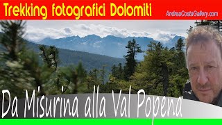 Il sentiero da Misurina alla Val Popena [upl. by Adaynek]