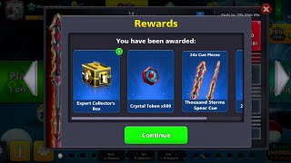 8 Ball Pool Again Purchasing 8 Collectors Box with 90 Off💪 Special Advanced Expert Amazing Cues👉 [upl. by Dlorrej]