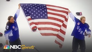 2018 Winter Olympics Experience Team USAs electrifying hockey win for gold  NBC Sports [upl. by Aiyot]