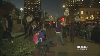 3000 Oakland City Workers Strike Prepare For Second Day [upl. by Pfaff]