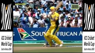 World Cup 2003 Final » India vs Australia ► Ricky ponting shines [upl. by Allak]