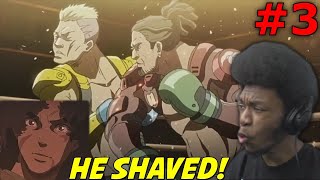 FIRST FIGHT Nomad Megalo Box 2 Episode 3 REACTION [upl. by Aimal]