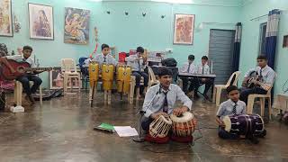 shiv tandav  Alirajpur student  instrumental rearsal video [upl. by Aydan]