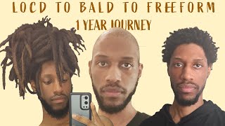 1 YEAR FREEFORM LOC DOCUMENTARY  LOCD TO BALD TO SHORT FRO [upl. by Naira]