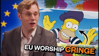 The Simpsons FACEPLANTS with misguided LIBERAL PROPAGANDA Europe WORSHIP [upl. by Breed730]