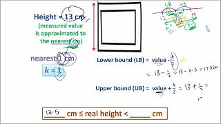 Grade 11 maths Lower bound and upper bound part 1 notes [upl. by Ahmar383]