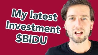 Im investing in Baidu Shares Why I think it is interesting to look at BIDU 百度 Stock [upl. by Hazlip]