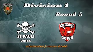 Atlasbasket  Div 1Round 5  SAINT PAULI by ΤΟ ΠΑΡΑΔΟΣΙΑΚΟ ΑΡΤΟΠΩΛΕΙΟ vs CHICAGO COWS [upl. by Annayram]