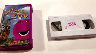 Barney  Lets Go To The ZOO  VHS Movie Collection [upl. by Aelaza306]