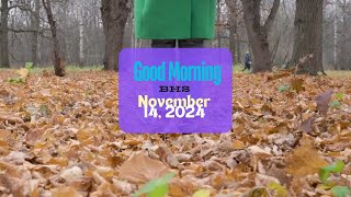 Barberton High School Morning Announcements for Thursday November 14 2024 [upl. by Lareneg333]