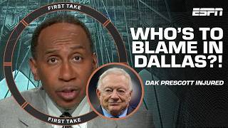 Stephen A NAMES JERRY JONES as the reason for the Cowboys’ problems 🤠  First Take [upl. by Waechter]