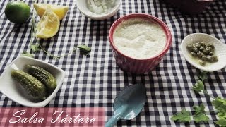 SALSA TÁRTARA RECETA CASERA Y FÁCIL [upl. by Dermot]