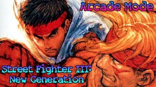 Arcade Mode THREE  Street Fighter III New Generation [upl. by Mcmullan]