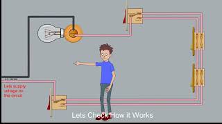 Four Way Switch Simulation [upl. by Kirwin]