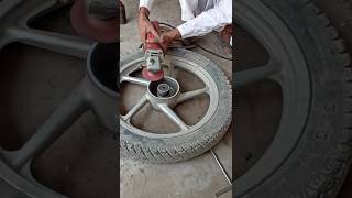 bike wheel repair bike wheels repairing shortsfeed automobile [upl. by Persas]