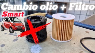 Cambio Olio  Filtro ed additivo SMART fortwo 450  451 [upl. by Keeryt70]