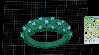 Making of Engagement Ring Matrix 9 Cad Design Matrix Engagement ring 3D [upl. by Ruder]